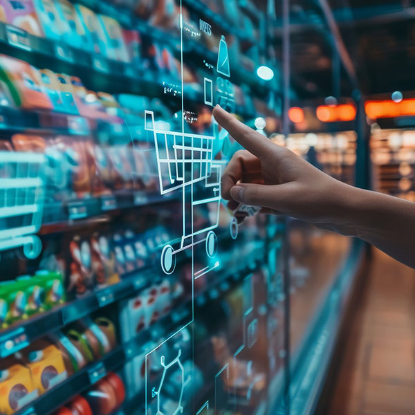 hi-tech grocery store options