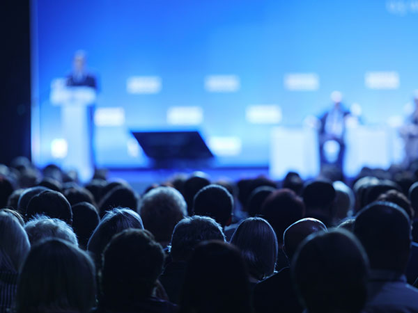 keynote speaker at conference