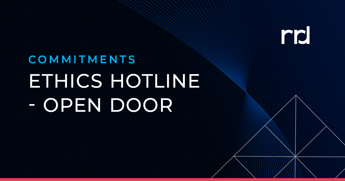 Ethics Hotline and Open Door Incident Reporting RRD