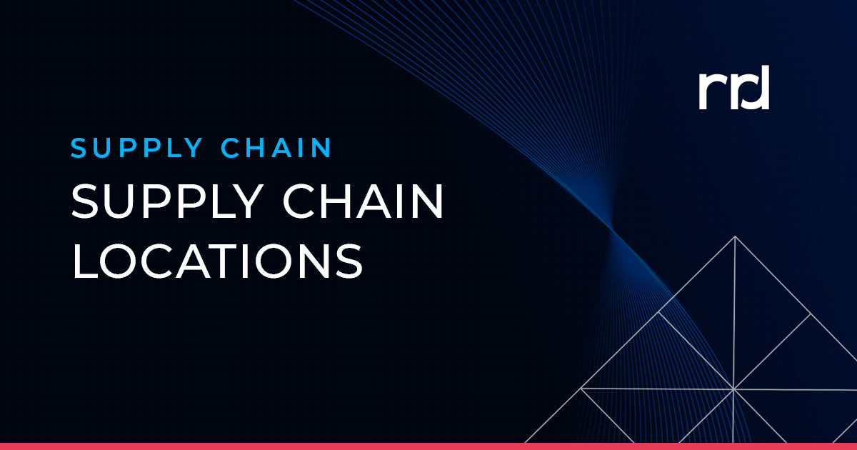 Supply Chain Solutions with Locations Around the World RRD