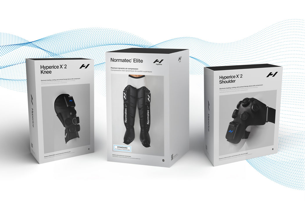 photo of hyperice packaging