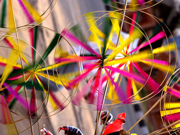 Spinning pinwheels