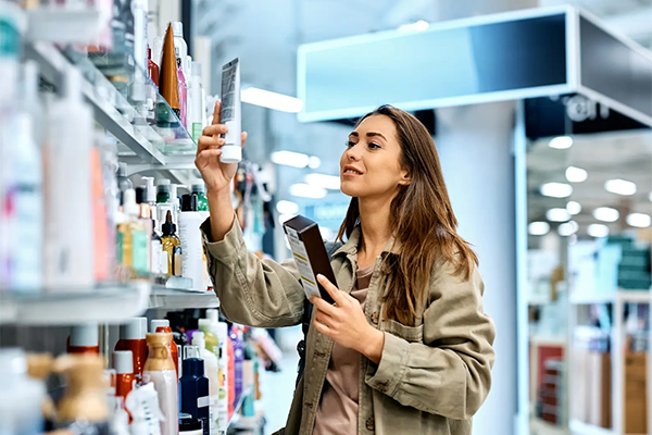 photo of a person typing on a laptop displaying several different graphs