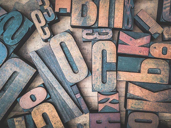 letterpresss letters