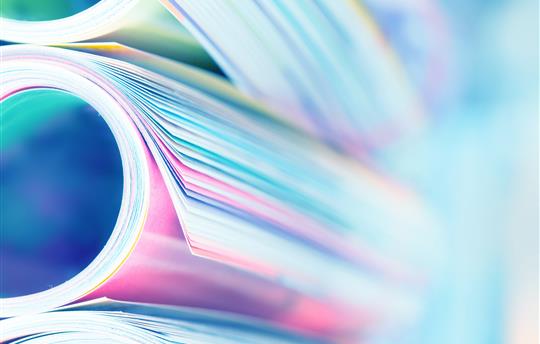 colorful printed posters