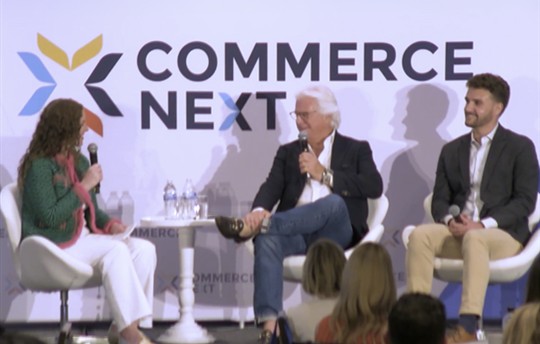 three panel speakers on stage
