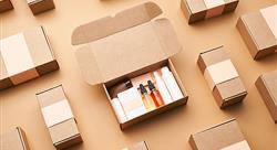 paperboard packages with cosmetic products