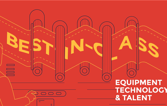 best-in-class equipment, technology, and talent